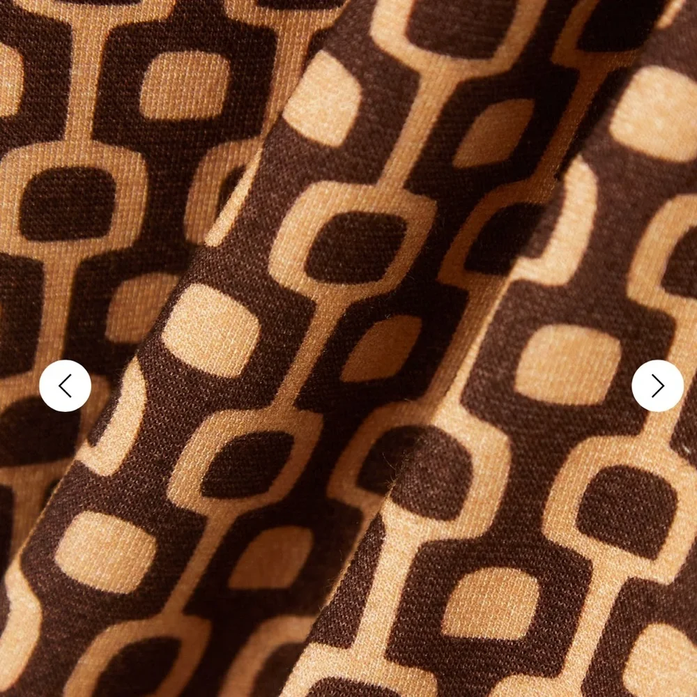 LESET Rio cropped printed stretch-jersey tank & skirt - Picture 4 of 7